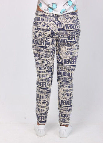 Комбинированные джинсовые демисезонные зауженные брюки Classic Fashion