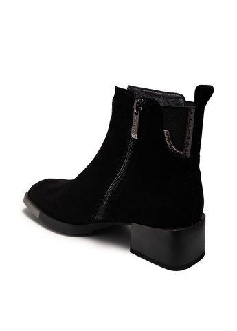 Осенние ботинки ANGELOVERA с молнией из натуральной замши