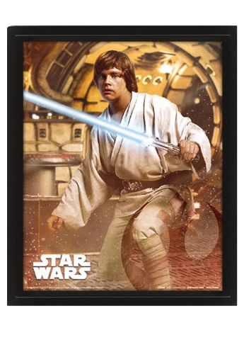 Постер Star Wars - Vader Vs Skywalker 3D Pyramid (223464301)