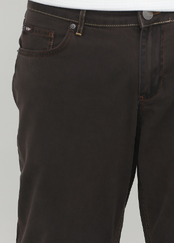 Темно-зеленые джинсовые демисезонные прямые брюки Lee Cooper