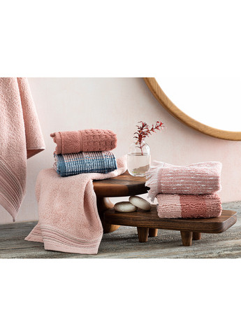 English Home полотенце для рук, 30х40 см полоска розовый производство - Турция