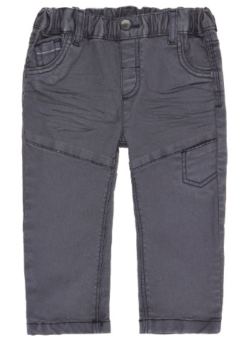 Темно-серые кэжуал демисезонные брюки прямые S.Oliver