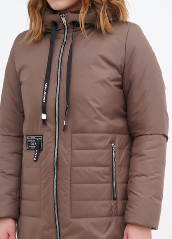 Темно-бежевая демисезонная куртка Eva Classic