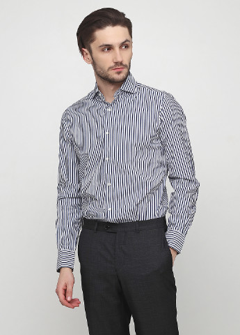 Цветная кэжуал рубашка в полоску Massimo Dutti