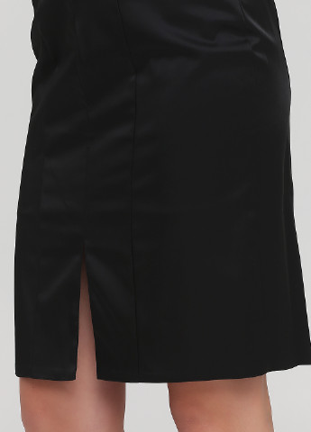 Черная офисная однотонная юбка Angel карандаш
