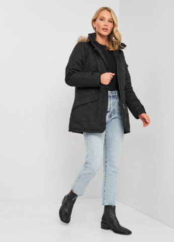 Черная зимняя куртка Ellos