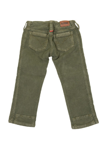 Темно-зеленые кэжуал демисезонные брюки со средней талией Jaggy
