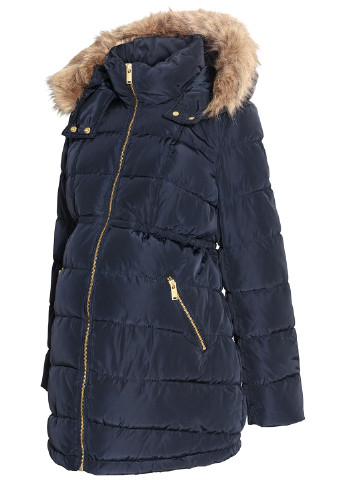 Темно-синя зимня куртка для вагітних H&M
