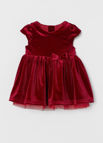 Тёмно-красное платье H&M (251786738)