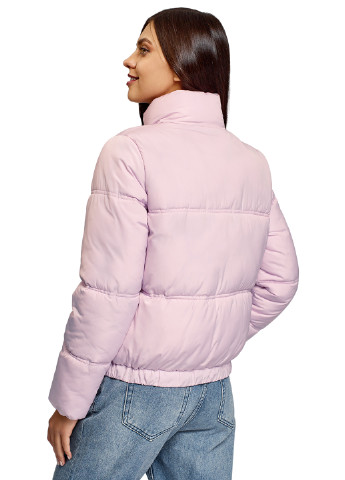 Светло-розовая демисезонная куртка Oodji