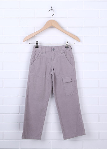 Серые кэжуал демисезонные со средней талией брюки Motion Wear