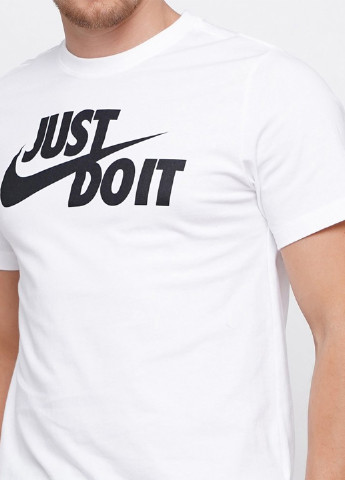 Белая футболка Nike M Nsw Tee Just Do It Swoosh