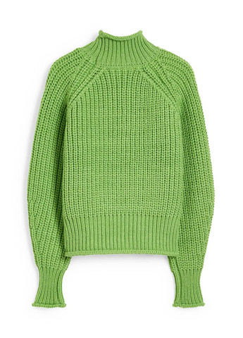 Зелений зимовий светр C&A