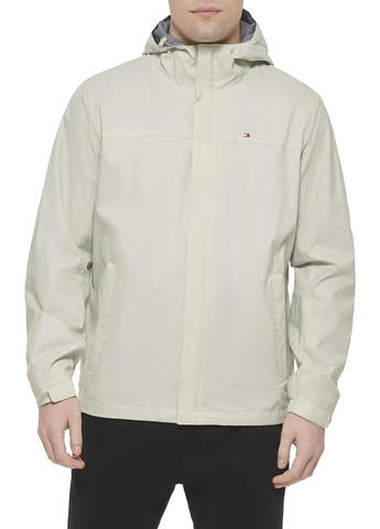 Светло-серая демисезонная куртка Tommy Hilfiger