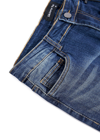 Синие демисезонные скинни джинсы SHEIN