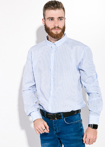 Голубой кэжуал рубашка Time of Style