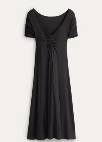 Черное кэжуал платье в стиле ампир Boden однотонное