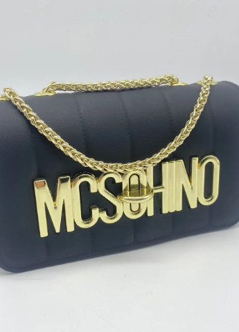 Жіноча класична сумочка крос-боді через плече на товстій ланцюжком MCSOHINO чорна No Brand (252989195)