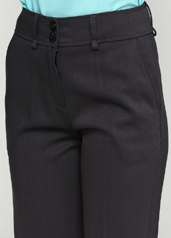 Темно-серые кэжуал демисезонные зауженные брюки SP8