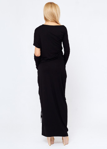 Черное кэжуал платье Majaly
