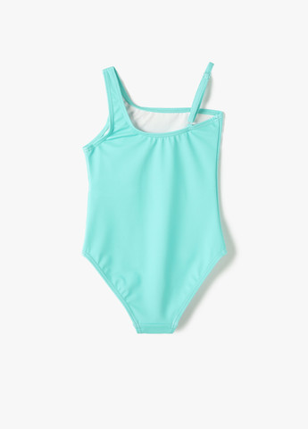 Светло-бирюзовый летний купальник слитный KOTON