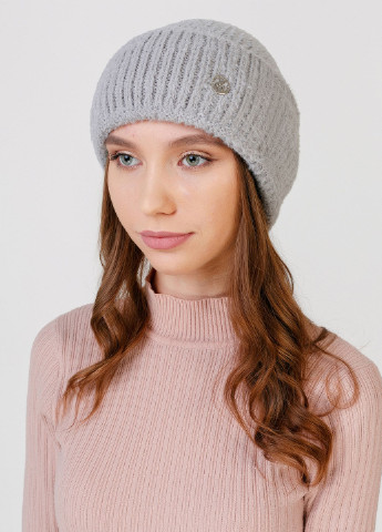Ангноровая зимняя теплая женская шапка без подкладки 330227 Merlini (254281140)