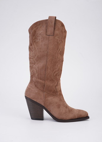 Осенние сапоги казаки UTRAND с вышивкой