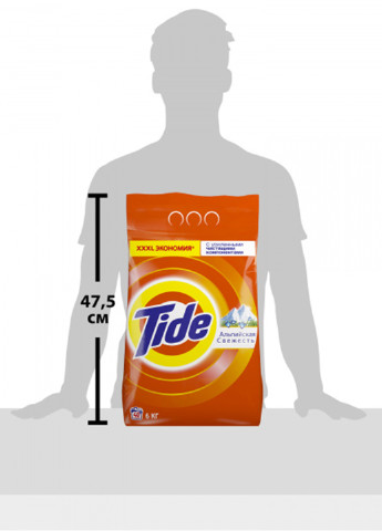 Порошок для белых тканей Автомат Альпийская свежесть, 6 кг Tide (132543119)