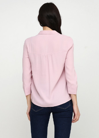 Світло-рожева демісезонна блуза Bershka