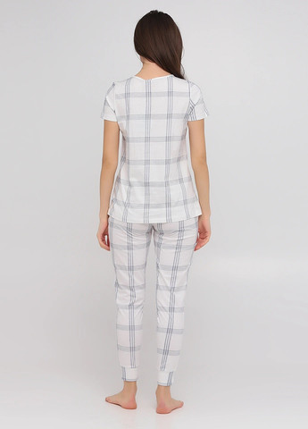 Молочная всесезон пижама (футболка, брюки) футболка + брюки Even & Odd