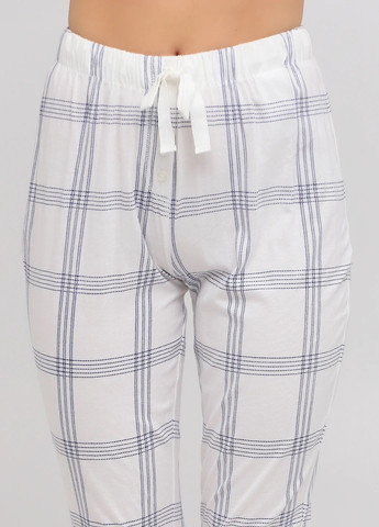 Молочная всесезон пижама (футболка, брюки) футболка + брюки Even & Odd