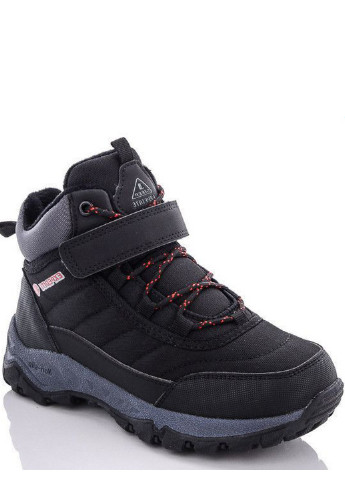 Черные кэжуал осенние зимние ботинки на овчине n40205-0 Jong Golf