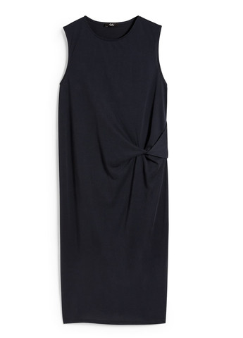 Черное кэжуал платье C&A однотонное