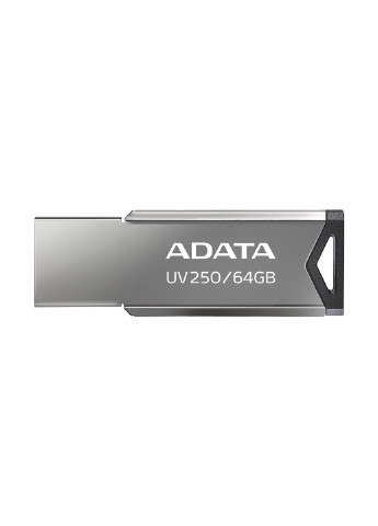 Флеш память USB 64GB USB 2.0 UV250 Metal Black (AUV250-64G-RBK) ADATA флеш память usb adata 64gb usb 2.0 uv250 metal black (auv250-64g-rbk) (144462487)