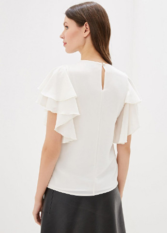 Белая летняя блуза Gepur