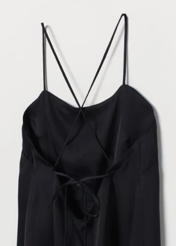 Атласний топ без рукавів H&M (221723243)