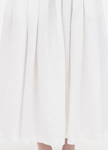 Белая кэжуал однотонная юбка Boden клешированная