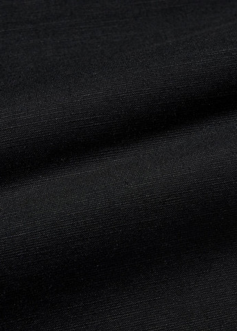 Черная кэжуал рубашка однотонная Uniqlo