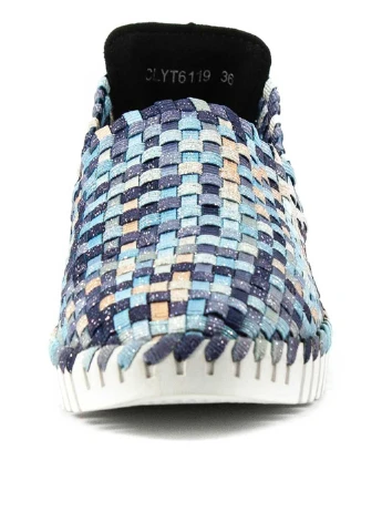 Голубые мокасины Allshoes