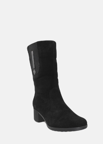 Зимние ботинки ral6127-11 черный Alvista из натуральной замши