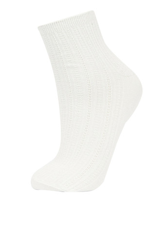 Шкарпетки (3 пар) DeFacto світло-сірі кежуали