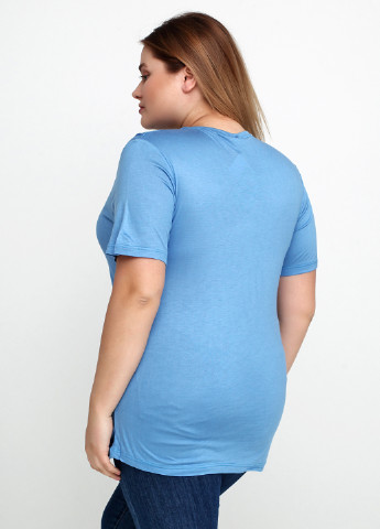 Голубая летняя футболка Bir Kim