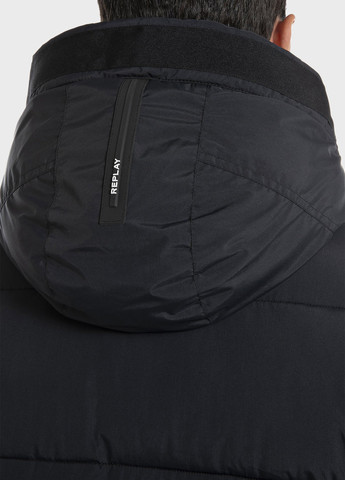 Черная зимняя куртка Replay