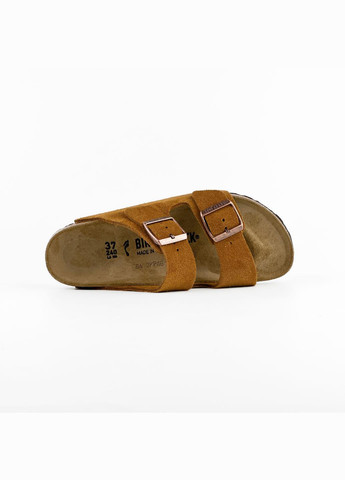 Коричневые шлепанцы 1027162 Birkenstock