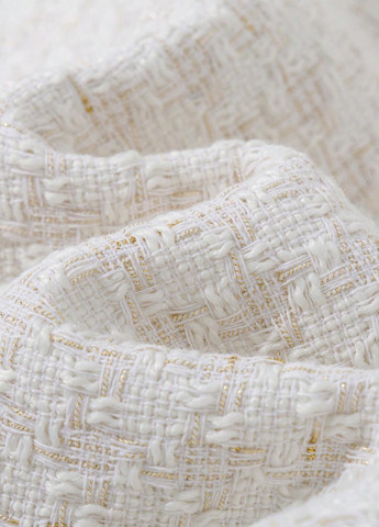 Молочное Кэжуал полупальто однобортное SHEIN в клетку