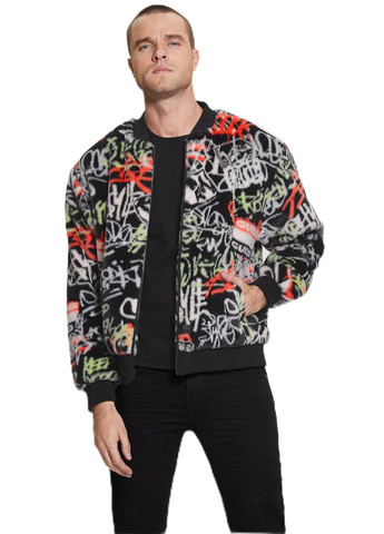 Бомбер Guess на молнии (307637019)