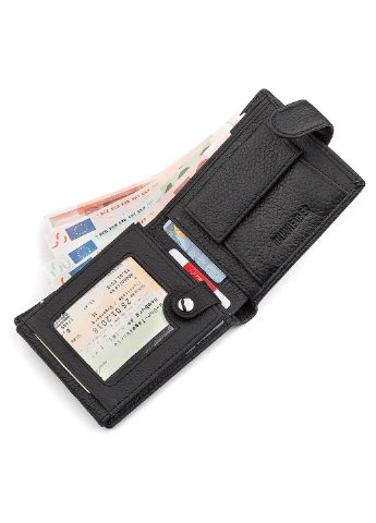 Чоловічий шкіряний гаманець 11,5х9,5х2,5 см st leather (252127691)