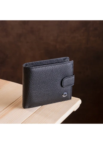 Чоловічий шкіряний гаманець 11,5х9,5х2,5 см st leather (252127691)