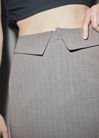 Серая кэжуал однотонная юбка C&A