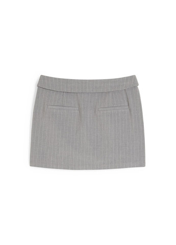 Серая кэжуал однотонная юбка C&A